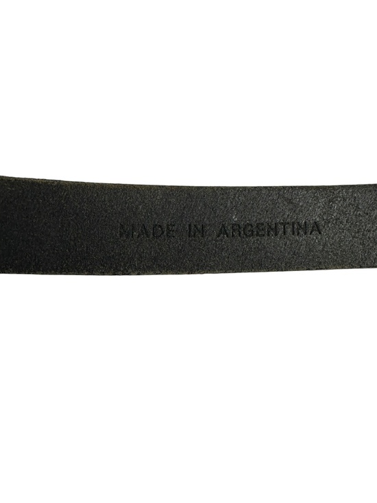 Genuine Vintage POLO Ralph Lauren Black Belt Leather Unisex Dress Belt 90s M main image 4